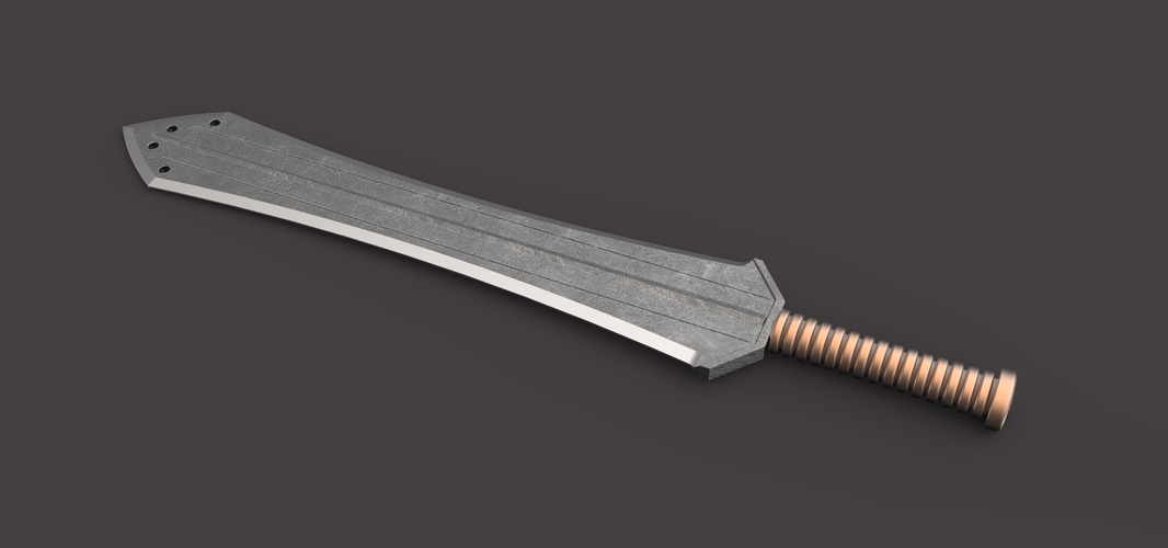 Sword of Erik Killmonger from movie Black Panther 3D Print 237713 Sword of Erik Killmonger from movie Black Panther 3D Print 237713