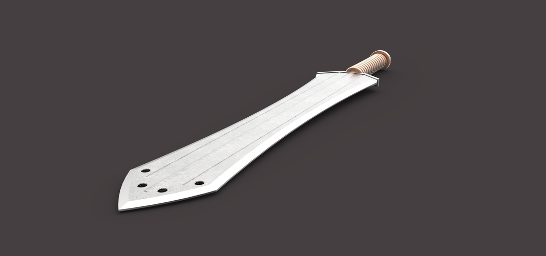 Sword of Erik Killmonger from movie Black Panther 3D Print 237720 Sword of Erik Killmonger from movie Black Panther 3D Print 237720
