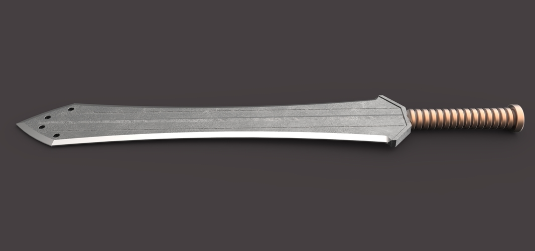 Sword of Erik Killmonger from movie Black Panther 3D Print 237723 Sword of Erik Killmonger from movie Black Panther 3D Print 237723