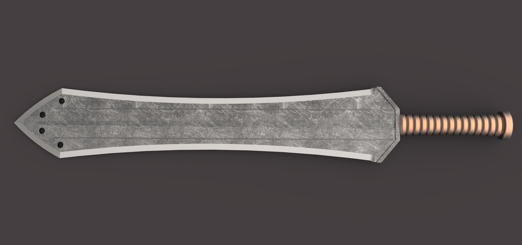 Sword of Erik Killmonger from movie Black Panther 3D Print 237724 Sword of Erik Killmonger from movie Black Panther 3D Print 237724