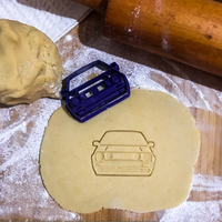 Small Volkswagen Golf Mk2 cookie cutter 3D Printing 237835