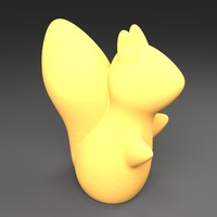 Small Squirrel 3D Printing 23798