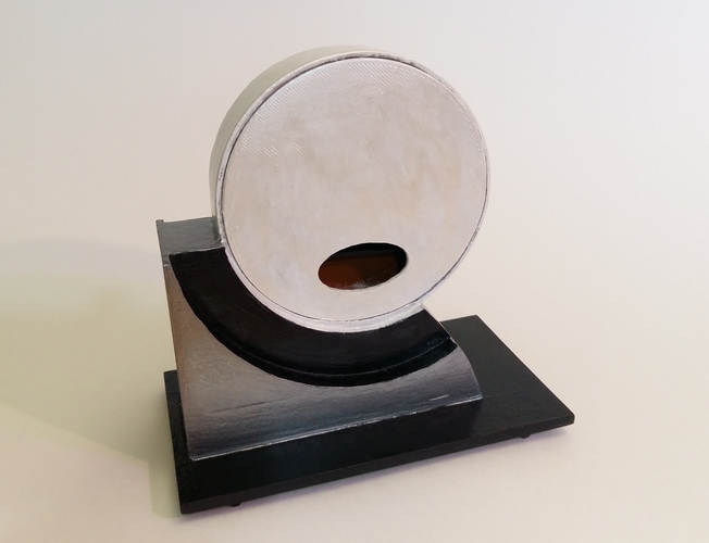 Far Side of the Moon Art Deco Clock 3D Print 238060 Far Side of the Moon Art Deco Clock 3D Print 238060