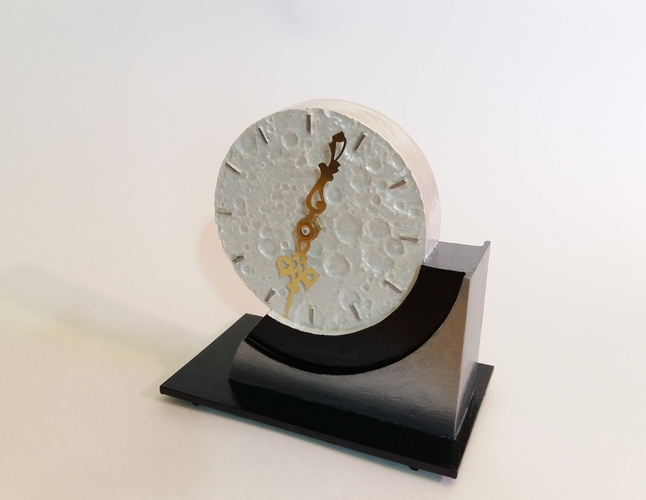 Far Side of the Moon Art Deco Clock 3D Print 238061 Far Side of the Moon Art Deco Clock 3D Print 238061