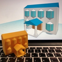Small House Level 4 with Tinkercad 3D Printing 238405