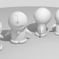 Small Doraemon character 3D Printing 23848