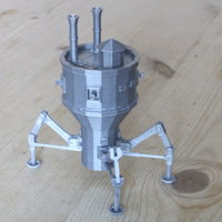 Small Steampunk Mobile Turret 3D Printing 238535