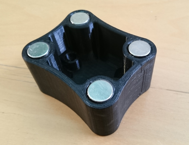 Magnetic Skateboard/Longboard Holder (Metric) 3D Print 23857 Magnetic Skateboard/Longboard Holder (Metric) 3D Print 23857
