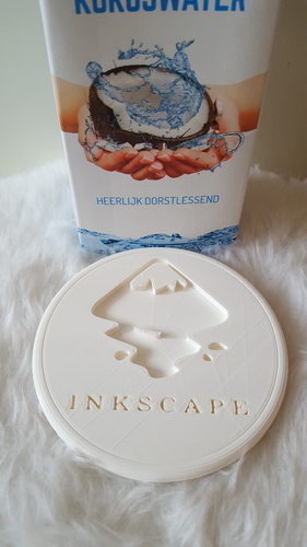 Inkscape coaster 3D Print 239125 Inkscape coaster 3D Print 239125