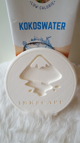 Inkscape coaster 3D Print 239126 Inkscape coaster 3D Print 239126