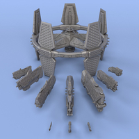 Small United Federation of Texas - Miniature Starships 3D Printing 239142