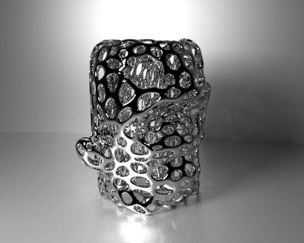 Pencilpot-Monster - Voronoi Style 3D Print 23923