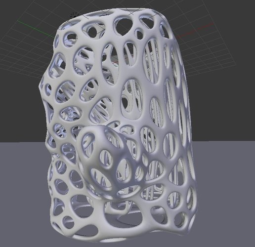 Pencilpot-Monster - Voronoi Style 3D Print 23925