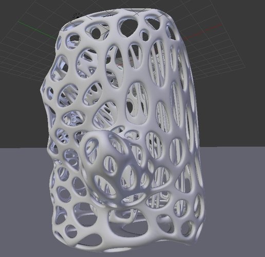Pencilpot-Monster - Voronoi Style 3D Print 23925 Pencilpot-Monster - Voronoi Style 3D Print 23925