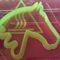Small Horse Cookie Cutter 3D Printing 23938