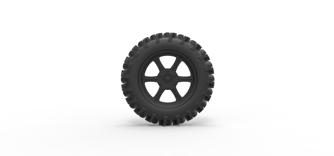 Diecast Offroad wheel 20 3D Print 239587