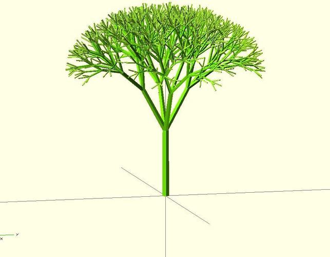 Recursive Tree 3D Print 23979