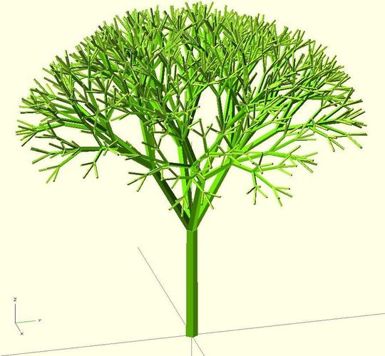 Recursive Tree 3D Print 23980
