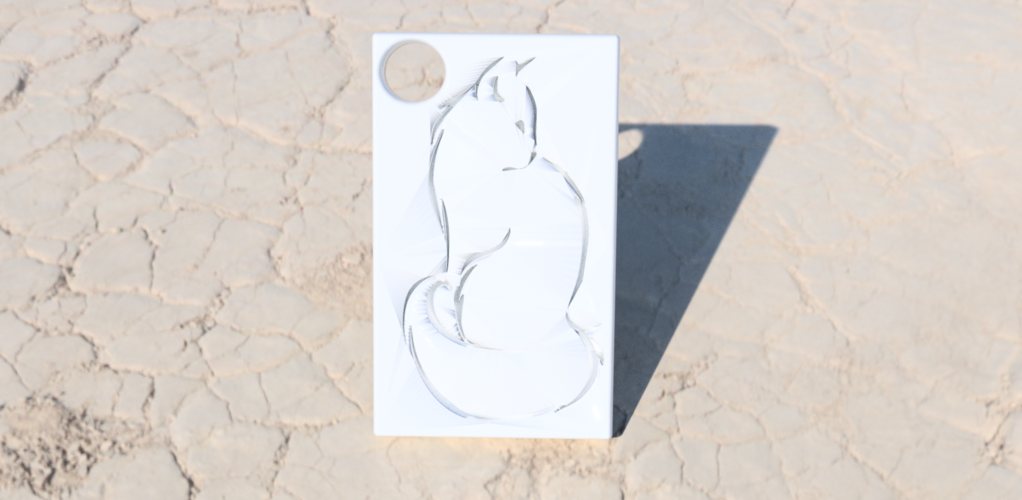 Keychain 'cat' 3D Print 239859 Keychain 'cat' 3D Print 239859