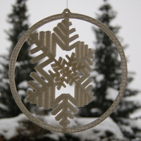 Small Gyroscopic Snowflake 3D Printing 24016