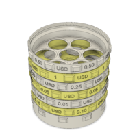 Sorting piggy bank USD (M size) - Thumbnail 5