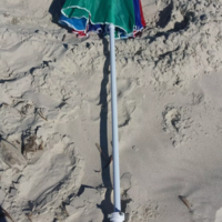 Small Beach Umbrella Sand Anchor 3D Printing 240612