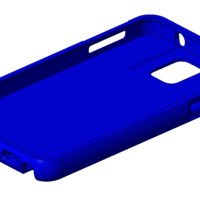 Small Note 3 rounded edge case 3D Printing 24063