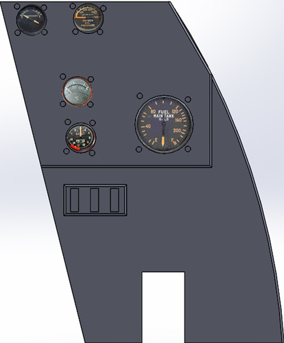 Corsair F4U cockpit For carf Model or other Corsair brandt 3D Print 240637 Corsair F4U cockpit For carf Model or other Corsair brandt 3D Print 240637