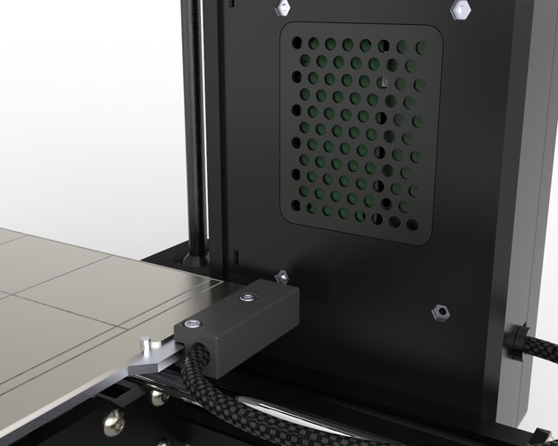 HeatBed-SolderCover for 14mm M3 Cap Screw 3D Print 240787 HeatBed-SolderCover for 14mm M3 Cap Screw 3D Print 240787