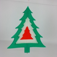 Small Christmas Tree Ornament 3D Printing 24111