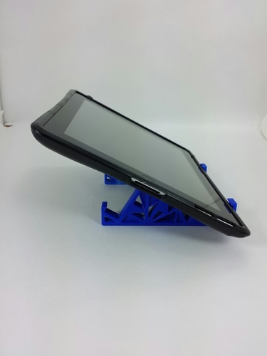 Triangles Tablet Stand 3D Print 24125