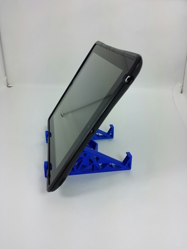 Triangles Tablet Stand 3D Print 24126
