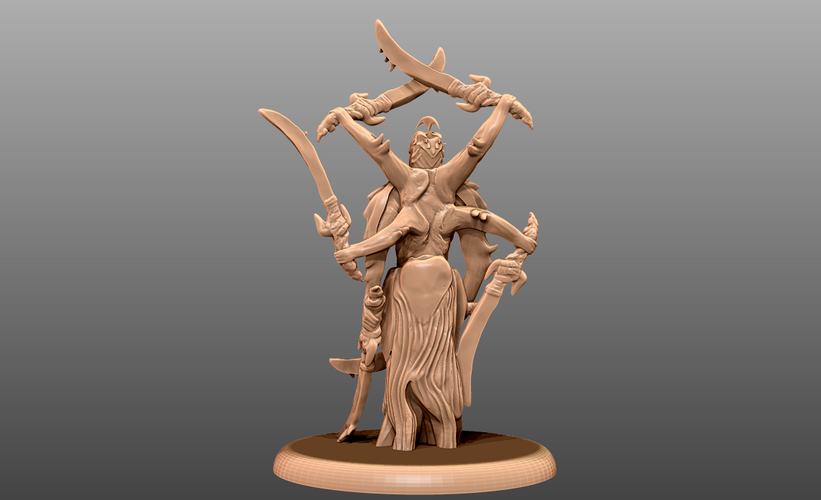 Sword Monster - Tabletop Minature 3D Print 241331 Sword Monster - Tabletop Minature 3D Print 241331