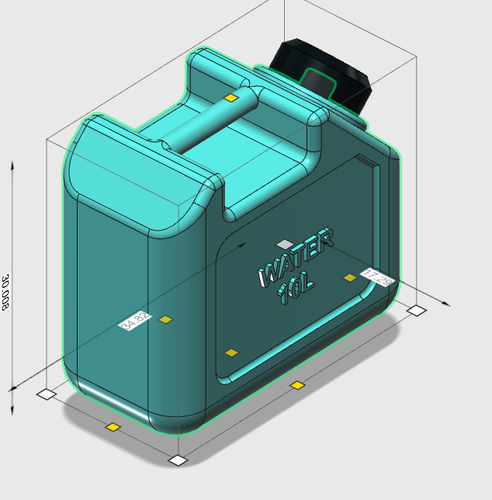 water can set 1/10 3D Print 241830 water can set 1/10 3D Print 241830