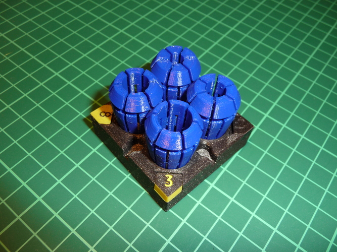 Modular ER32 collet tray 3D Print 242008