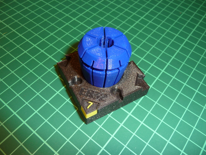 Modular ER32 collet tray 3D Print 242011