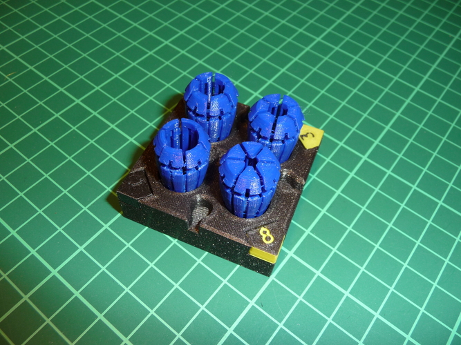 Modular ER32 collet tray 3D Print 242012