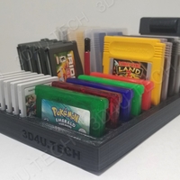 Small Gameboy Game Holder & Storage (Includes GB/GBA/3DS)  3D Printing 242087