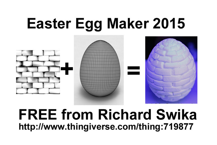 Easter Egg Maker 2015 3D Print 24212