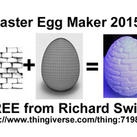 Small Easter Egg Maker 2015 3D Printing 24212