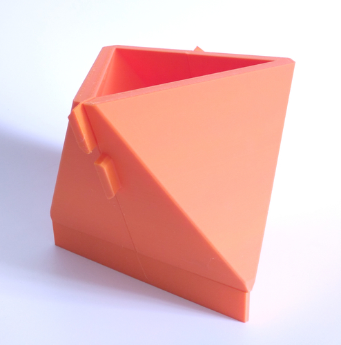 Octahedron Concrete Planter Mold (Harom Farkas) 3D Print 242186 Octahedron Concrete Planter Mold (Harom Farkas) 3D Print 242186