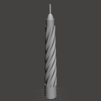 Small Vela Espiral 3D Printing 242195