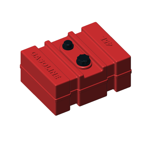 gasoline tank 45L 1/10 (ESC / Receiver Box) 3D Print 242244 gasoline tank 45L 1/10 (ESC / Receiver Box) 3D Print 242244
