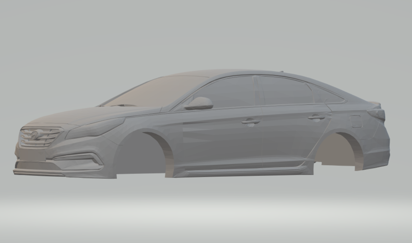 hyundai sonata slot car 3D Print 242272 hyundai sonata slot car 3D Print 242272