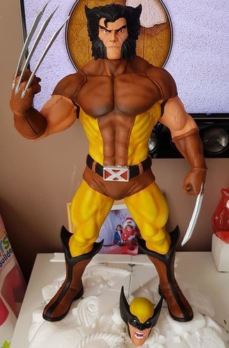 Wolverine classic with 3 interchangeable heads 3D Print 242314 Wolverine classic with 3 interchangeable heads 3D Print 242314