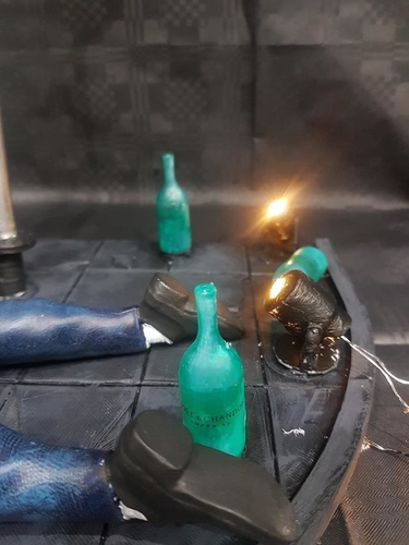 Deadpool being an asshole diorama 3D Print 242318 Deadpool being an asshole diorama 3D Print 242318