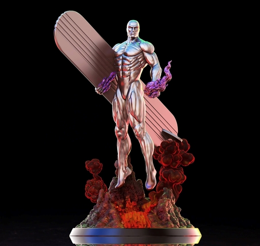 Silver Surfer - 3D print model 3D Print 242440 Silver Surfer - 3D print model 3D Print 242440