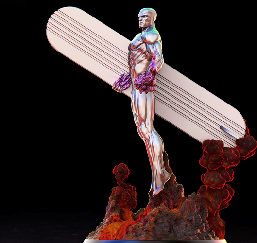 Silver Surfer - 3D print model 3D Print 242446 Silver Surfer - 3D print model 3D Print 242446