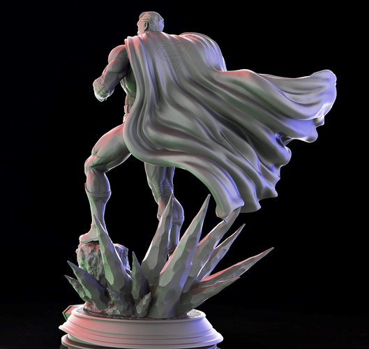 Superman - 3d print model 3D Print 242459 Superman - 3d print model 3D Print 242459