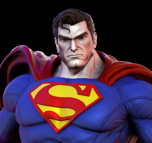 Superman - 3d print model 3D Print 242469 Superman - 3d print model 3D Print 242469